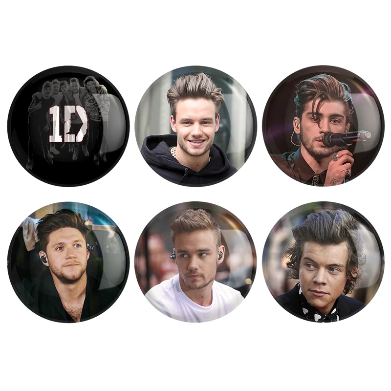 مگنت خندالو طرح گروه وان دایرکشن One Direction کد 1083A مجموعه 6 عددی