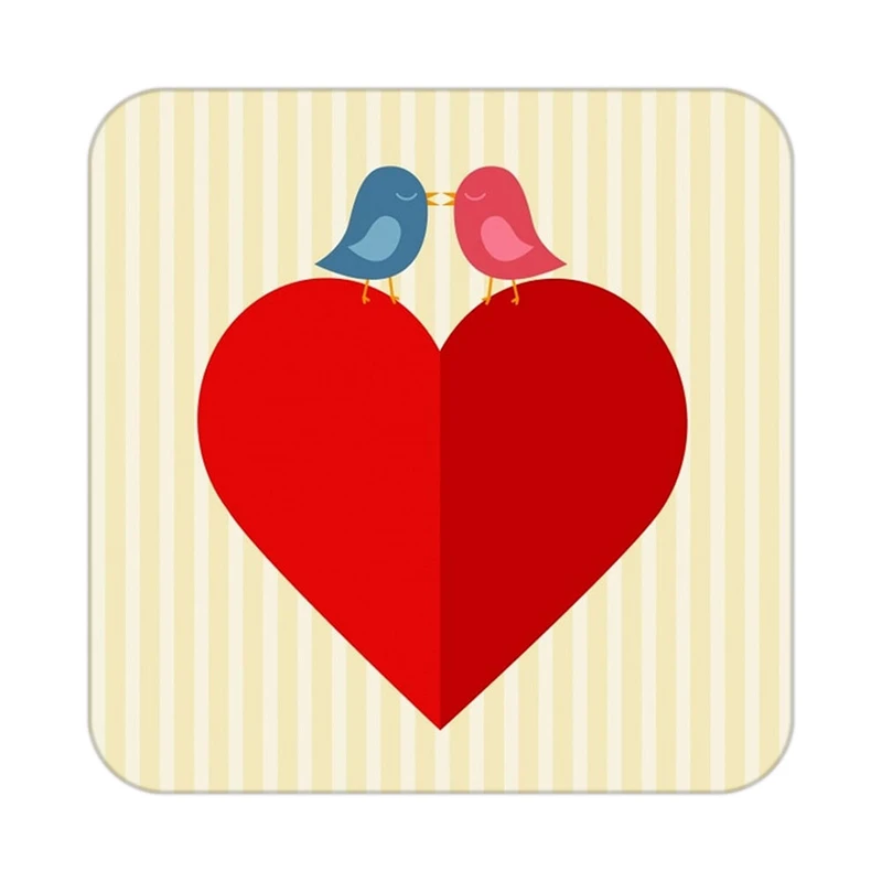 زیر لیوانی کاکتی طرح عاشقانه مدل mp38968