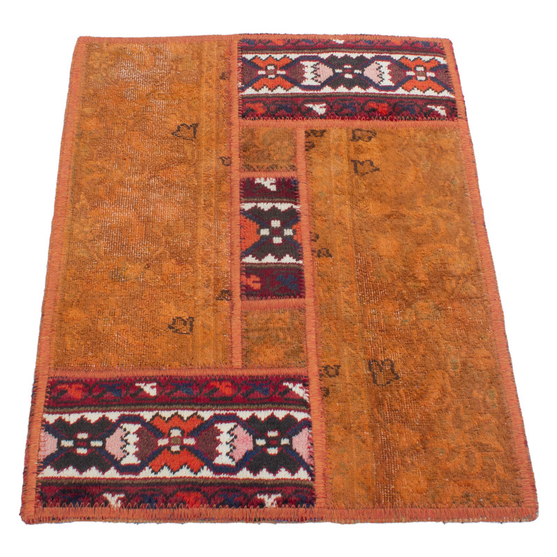 کلاژ فرش دستبافت نیم متری مدل دپ کد13659