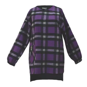 پالتو زنانه ربکا مدل تارا پلاس کد 9021 رنگ بنفش