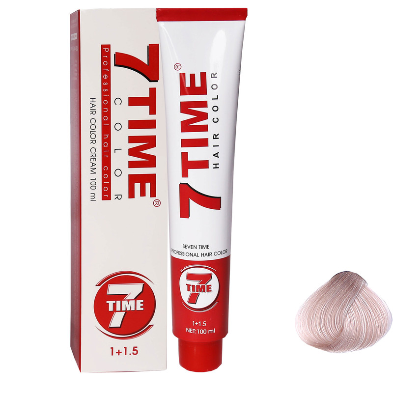 رنگ مو سون تایم  شماره A.12 سری هایلایت  حجم 100 میلی لیتر رنگ بلوند خاکستری های لایت