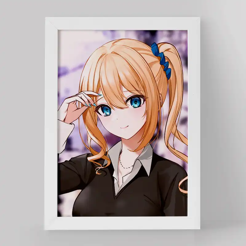 تابلو خندالو مدل هایاساکا انیمه کاگویا ساما کد 16035