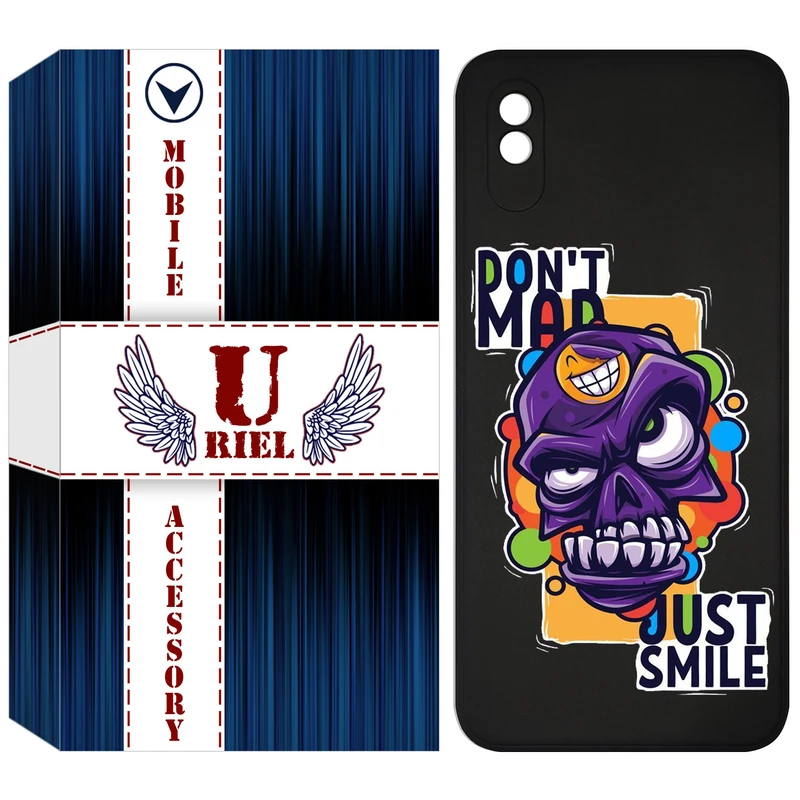 کاور یوریل قاب مدل KSH کد 33 طرح Smile مناسب برای گوشی موبایل شیائومی Redmi 9A / Redmi 9AT