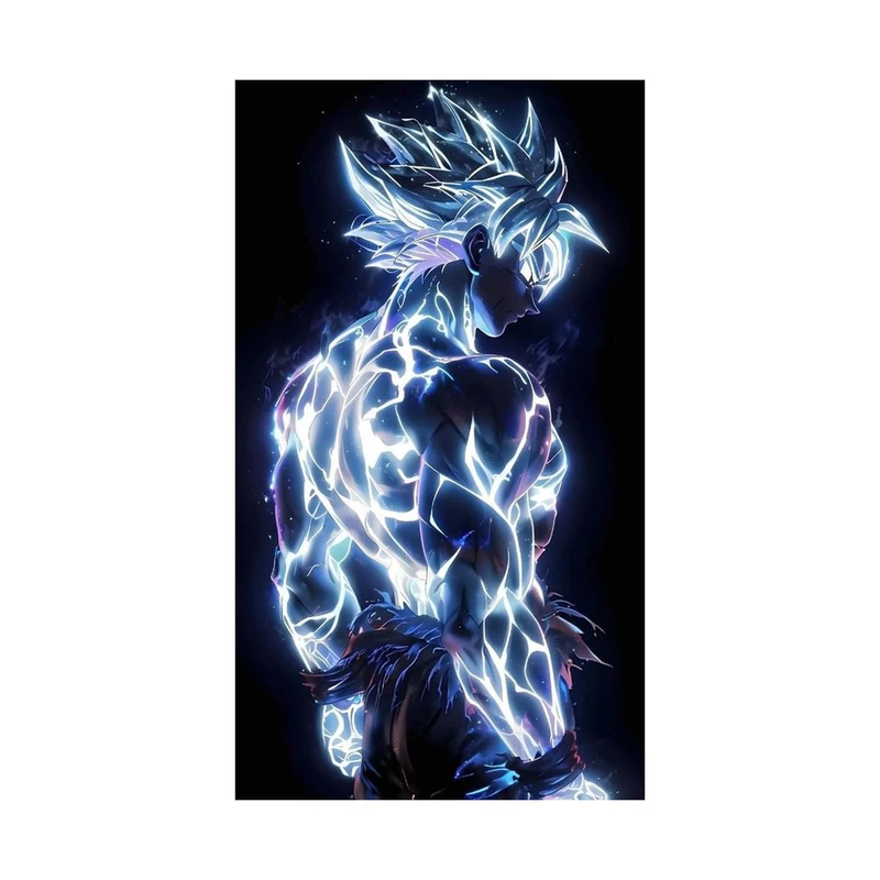 استیکر لپ تاپ و موبایل مدل انیمه طرح دراگون بال سان گوکو Dragon ball Son Goku کد 3834