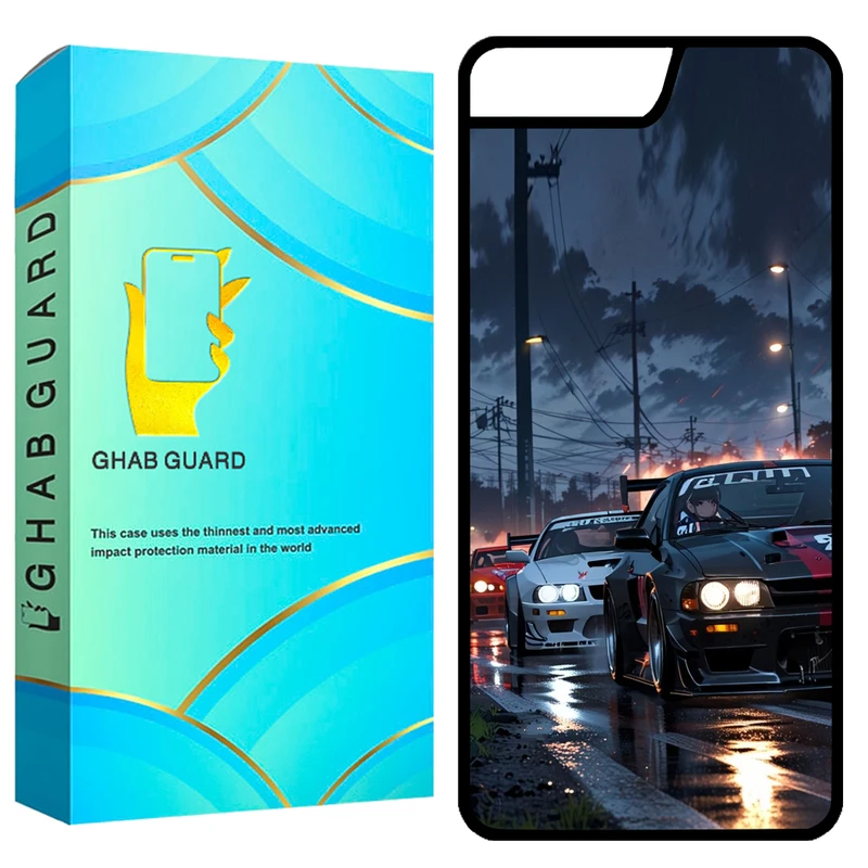 کاور قاب گارد طرح ماشین مدل GCHP7P مناسب برای گوشی موبایل اپل iPhone 7 Plus / 8 Plus