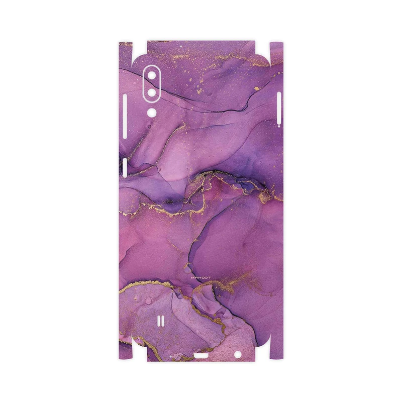 برچسب پوششی ماهوت مدل Purple Marble-FullSkin مناسب برای گوشی موبایل سامسونگ Galaxy M10