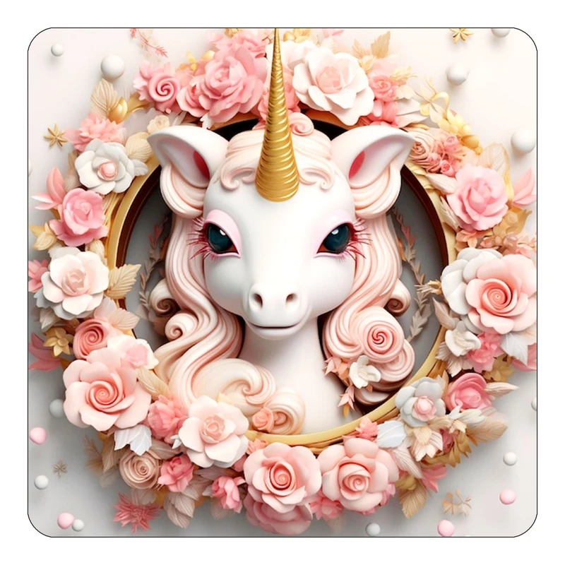 مگنت کاکتی طرح اسب تک شاخ و یونیکورن مدل mp31033