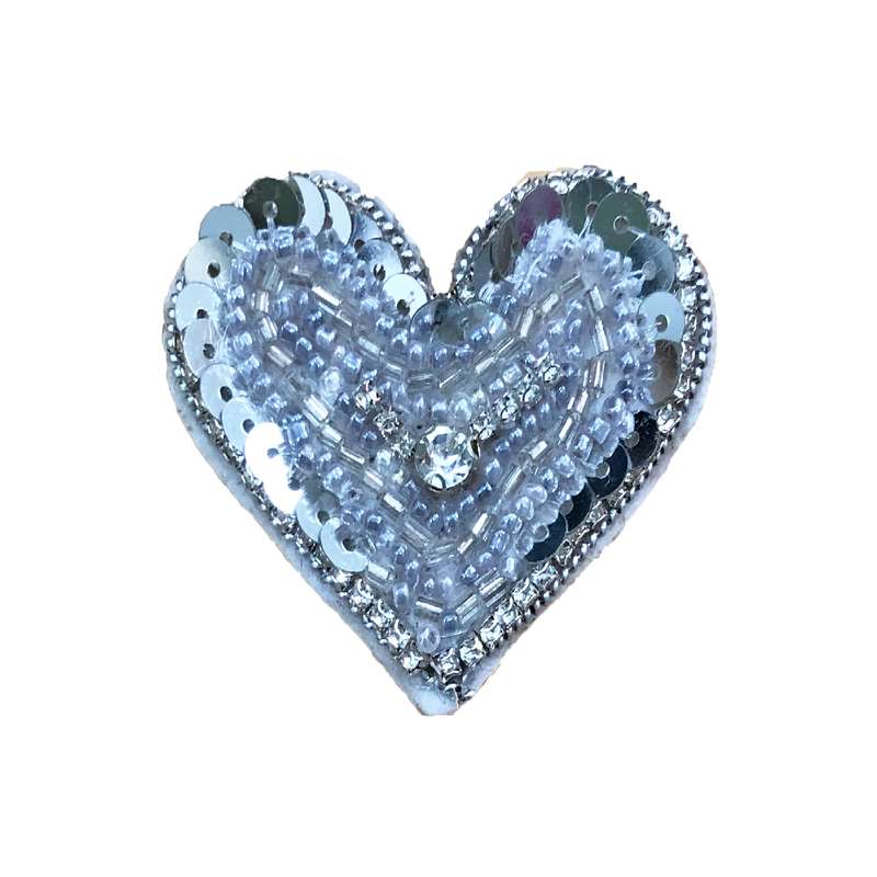 گل سینه زنانه مدل قلب