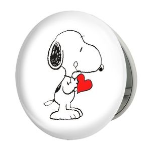 آینه جیبی خندالو طرح انیمیشن اسنوپی Snoopy مدل تاشو کد 13884 