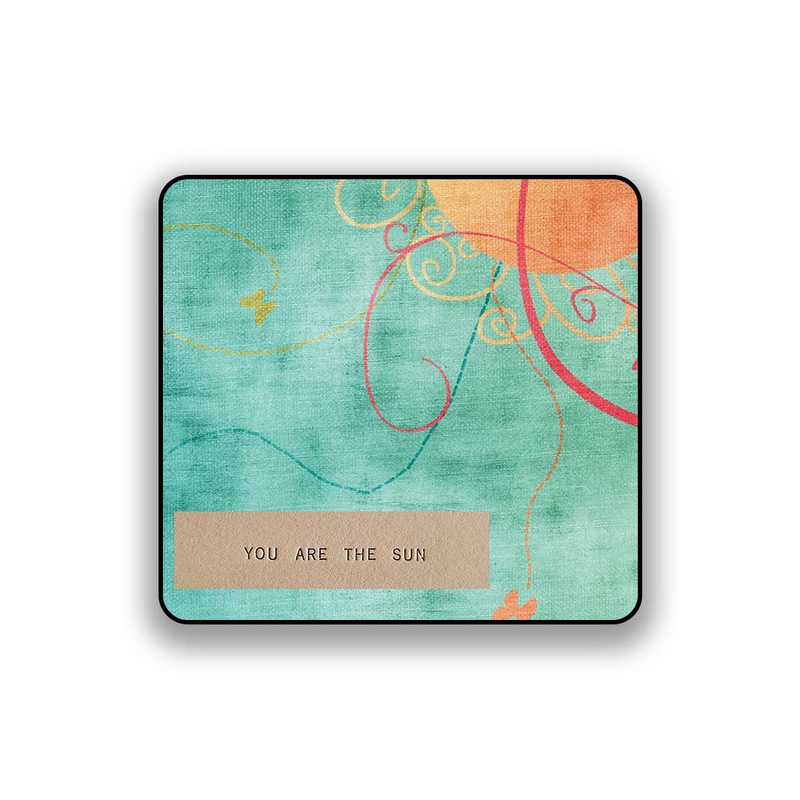 زیر لیوانی طرح انگیزشی you are the sun