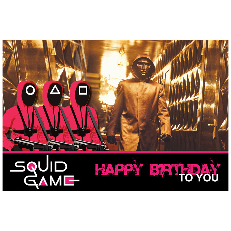 بنر تم تولد مدل Squid Game کد 1098