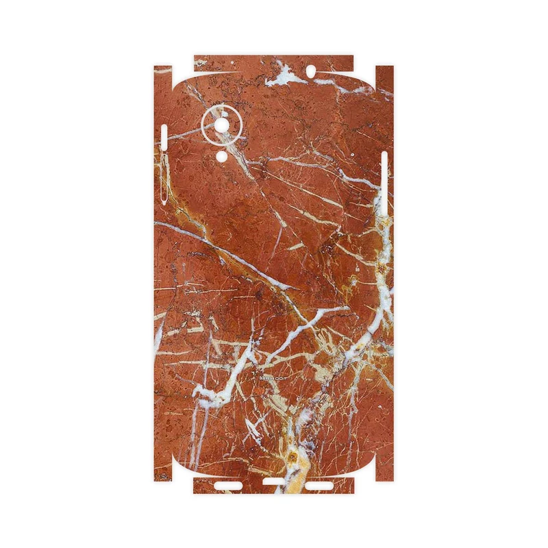 برچسب پوششی ماهوت مدل Red Marble-FullSkin مناسب برای گوشی موبایل گوگل Nexus 5