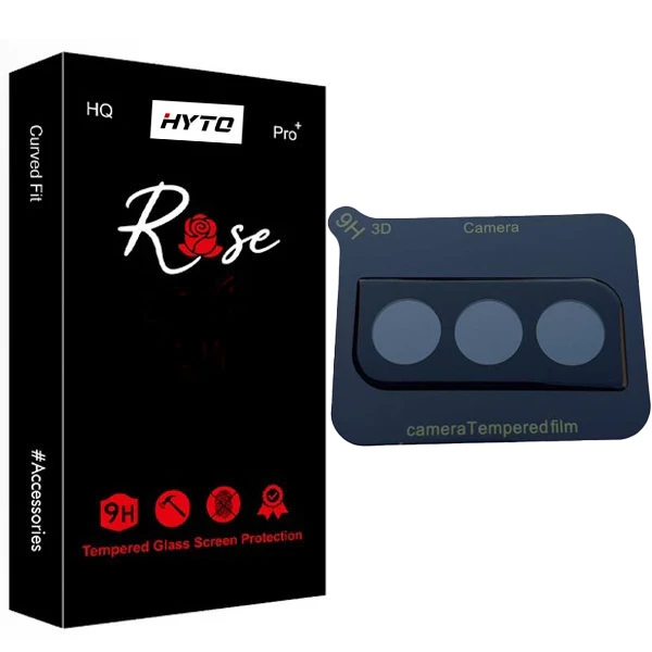 محافظ لنز دوربین هیتو مدل 3D Tempered Rose مناسب برای گوشی موبایل سامسونگ Galaxy S21 FE