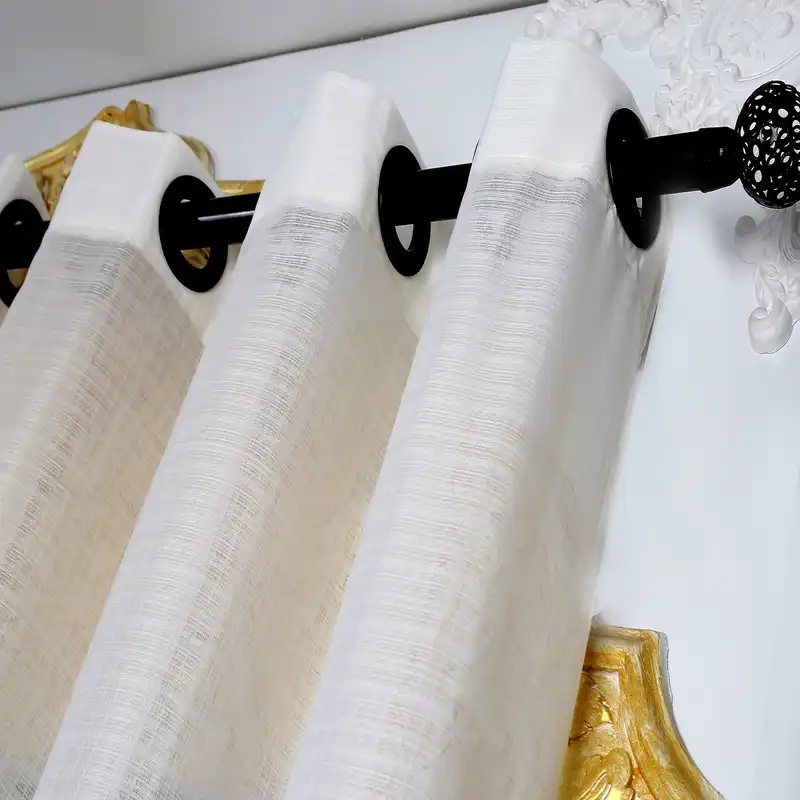 پرده مدل حریر بافت دار H01 سایز 280x140 سانتی متر