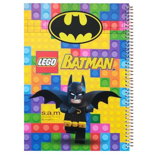 دفتر شطرنجی 60 برگ سم مدل Batman-01 کد 100879