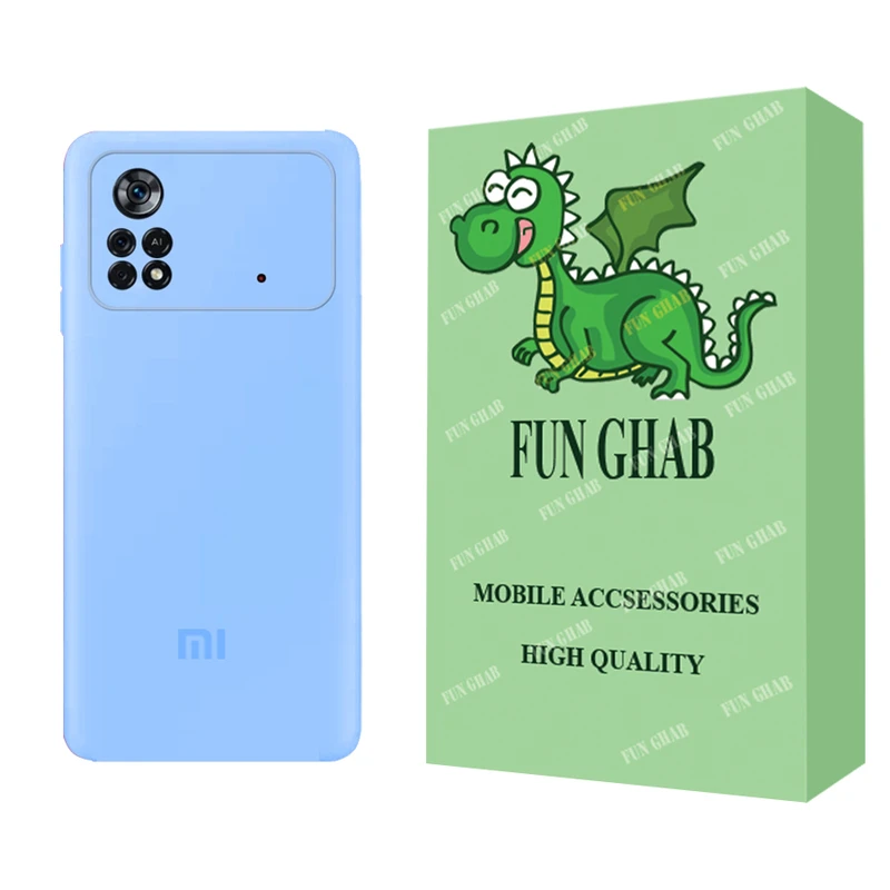 کاور فان قاب مدل سیلیکونی مناسب برای گوشی موبایل شیائومی Poco M4 Pro 4G