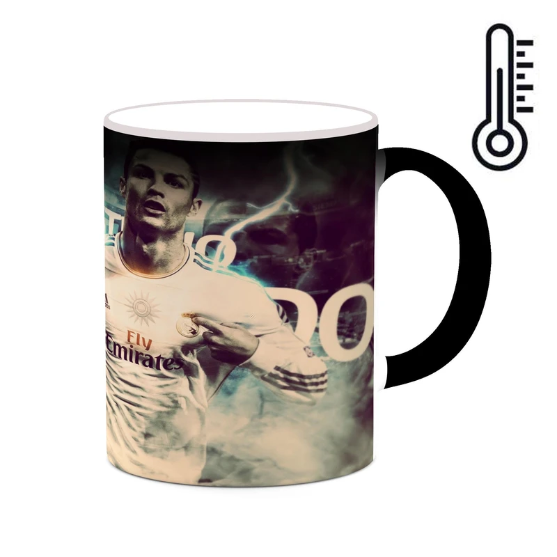 ماگ حرارتی کاکتی طرح Ronaldo رونالدو مدل mgh42964