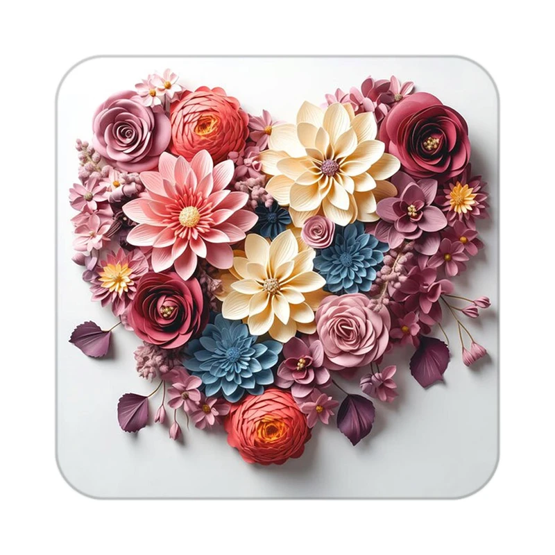 زیر لیوانی کاکتی طرح گل مدل mp17934