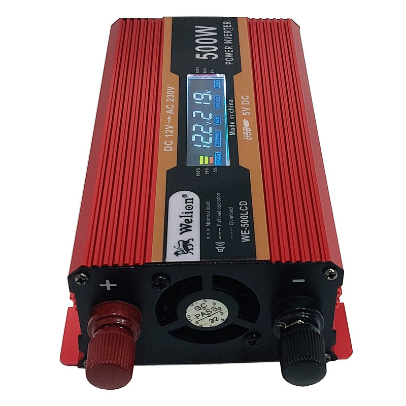 اینورتر ویلیون مدل WE-500LCD ظرفیت 500 وات