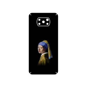 MAHOOT Girl with a Pearl Earring of Vermeer Cover Sticker for Xiaomi Poco X3 NFC