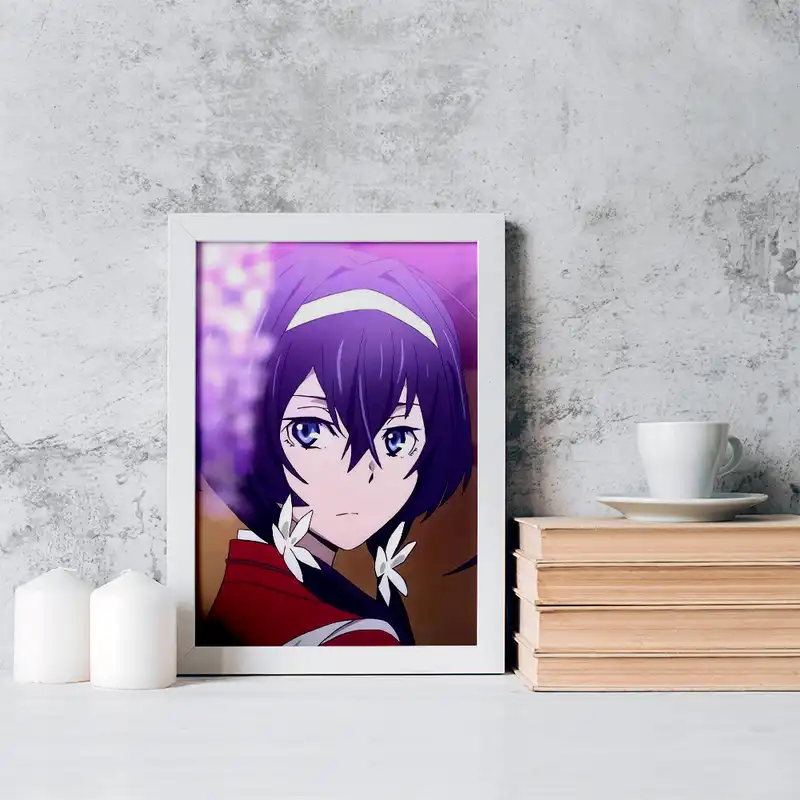 تابلو خندالو مدل کیوکا ایزومی انیمه سگ های ولگرد بانگو کد 15652