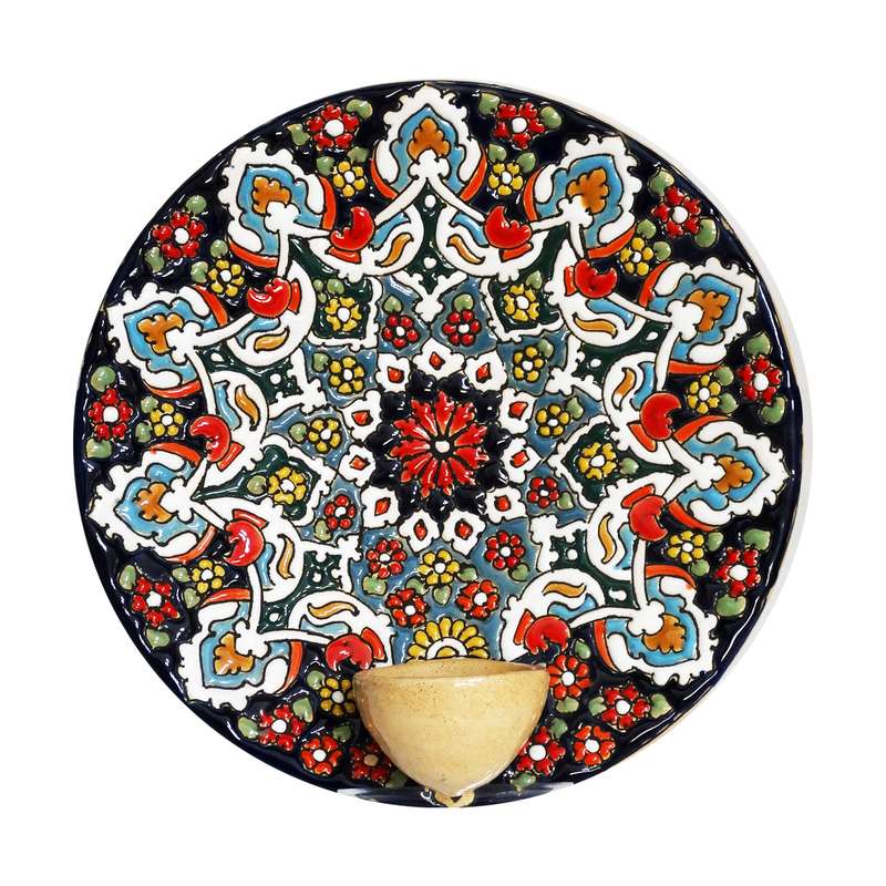 بشقاب میناکاری مدل دکوری کد SM 24