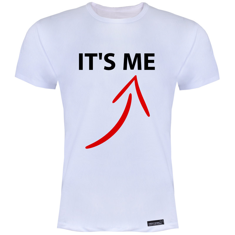 تی شرت آستین کوتاه مردانه 27 مدل Its Me کد MH977