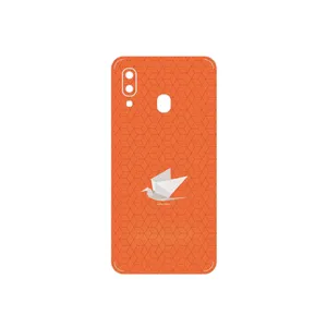 MAHOOT Minimalist origami bird Cover Sticker for Samsung Galaxy A40