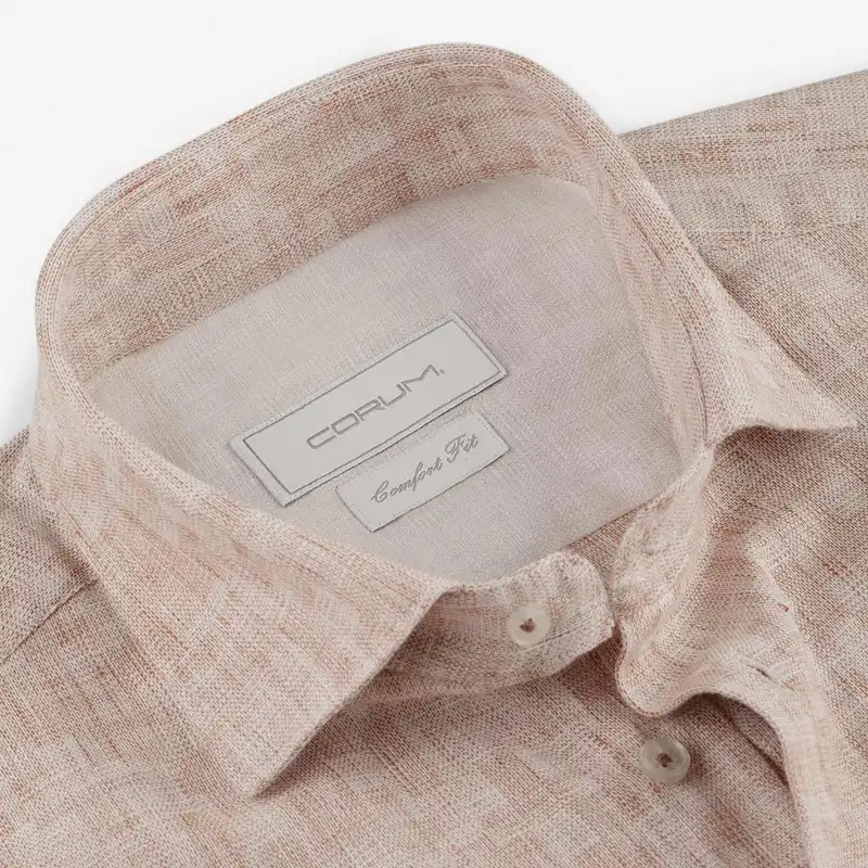 پیراهن آستین بلند مردانه کروم مدل لینن 2410161