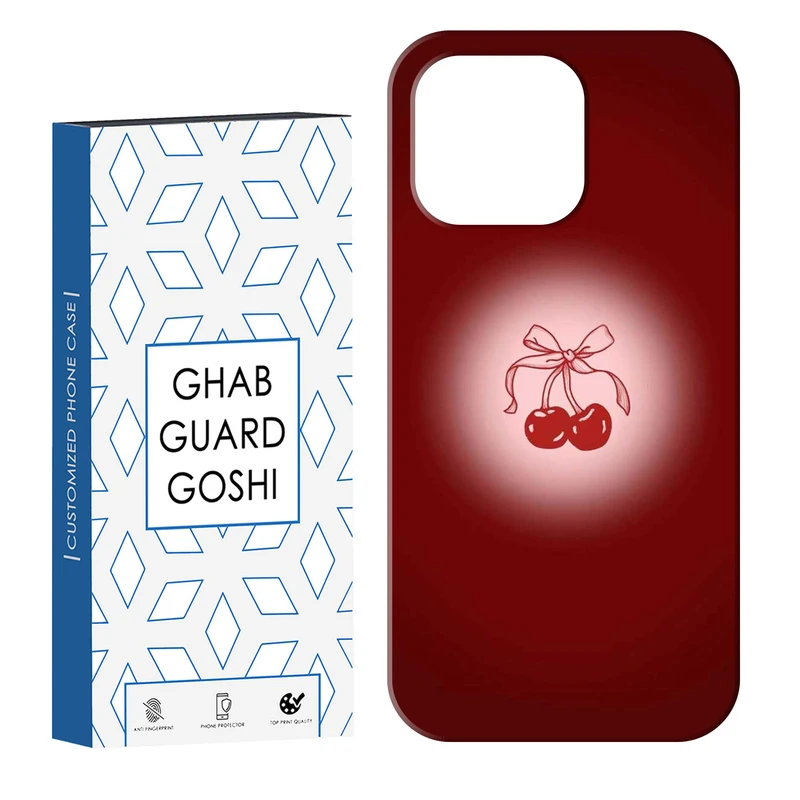 کاور قاب گارد گوشی طرح گیلاسی کد Dimo-857 مناسب برای گوشی موبایل اپل  IPHONE 13 PRO   