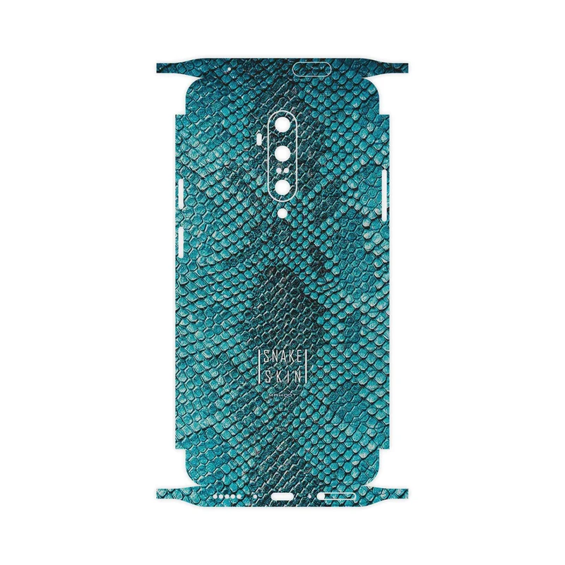 برچسب پوششی ماهوت مدل Blue Snake Skin-FullSkin مناسب برای گوشی موبایل وان پلاس 7T Pro