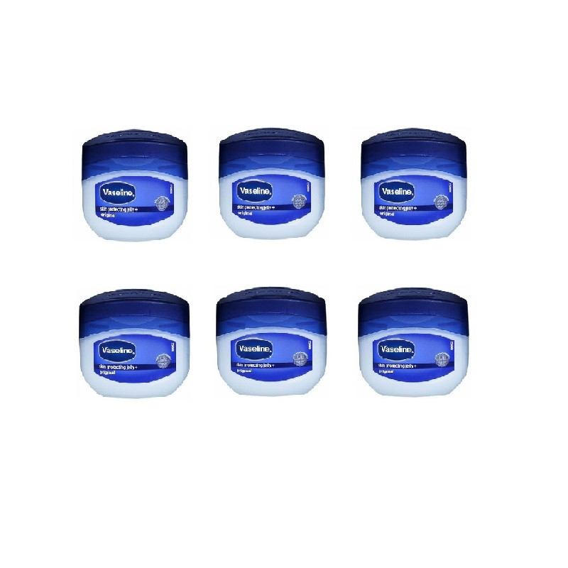 وازلین وازلین مدل skin protecting jelly حجم 5.5 میلی لیتر مجموعه 6 عددی وازلین وازلین مدل skin protecting jelly حجم 5.5 میلی لیتر مجموعه 6 عددی