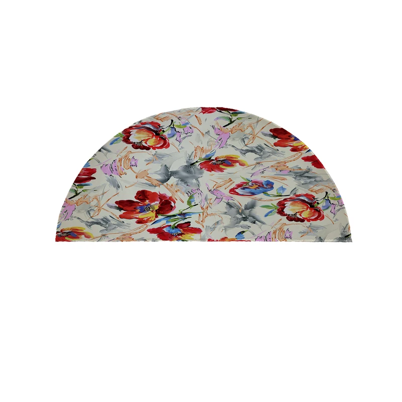 پادری مدل نیم دایره طرح گل کد 5104 سایز 90×45 سانتی متر