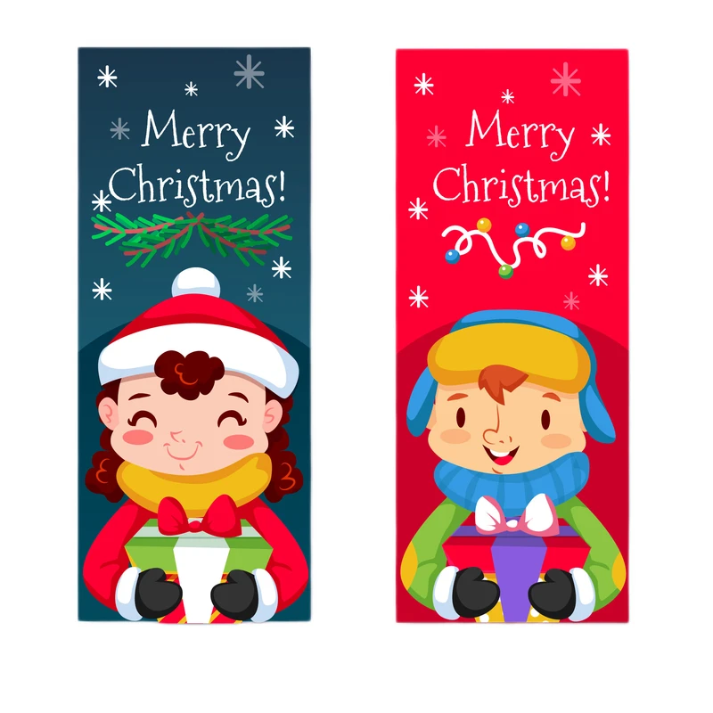 نشانگر کتاب مدل کریسمس کد 1 مجموعه 2 عددی