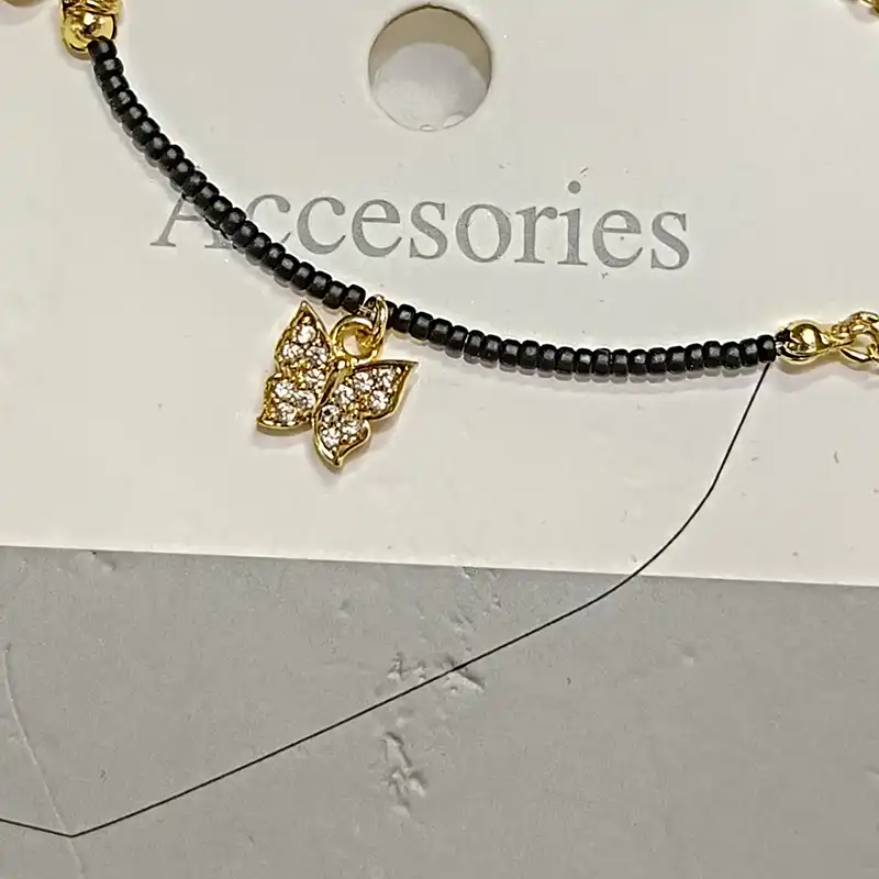 پابند زنانه اکسسورایز طرح پروانه کد RKH_1695