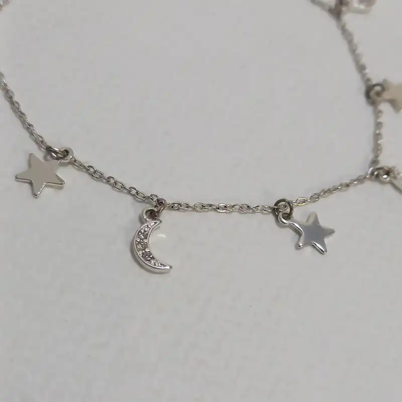 پابند زنانه مدل ماه و ستاره