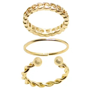 بند انگشتی زنانه کد RKH_1060 مجموعه 3 عددی