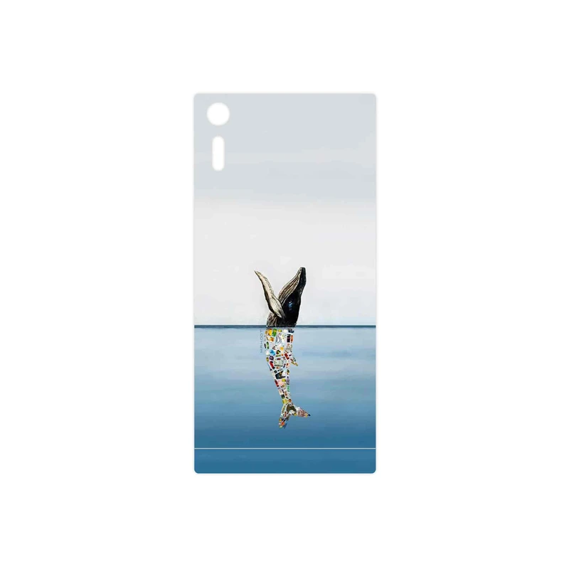 برچسب پوششی ماهوت مدل Collage of Sea Trash مناسب برای گوشی موبایل سونی Xperia XZ