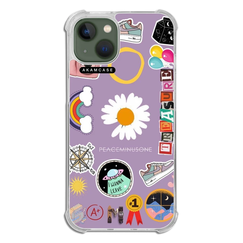 کاور آکام مدل AMCWTA13-GOOD VIBES6 مناسب برای گوشی موبایل اپل iPhone 13