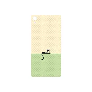 MAHOOT Minimal Internet Cat Icon Cover Sticker for Sony Xperia Z2