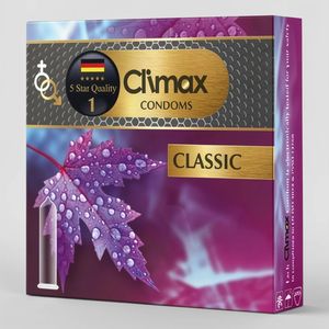 کاندوم کلایمکس مدل classic بسته 3 عددی