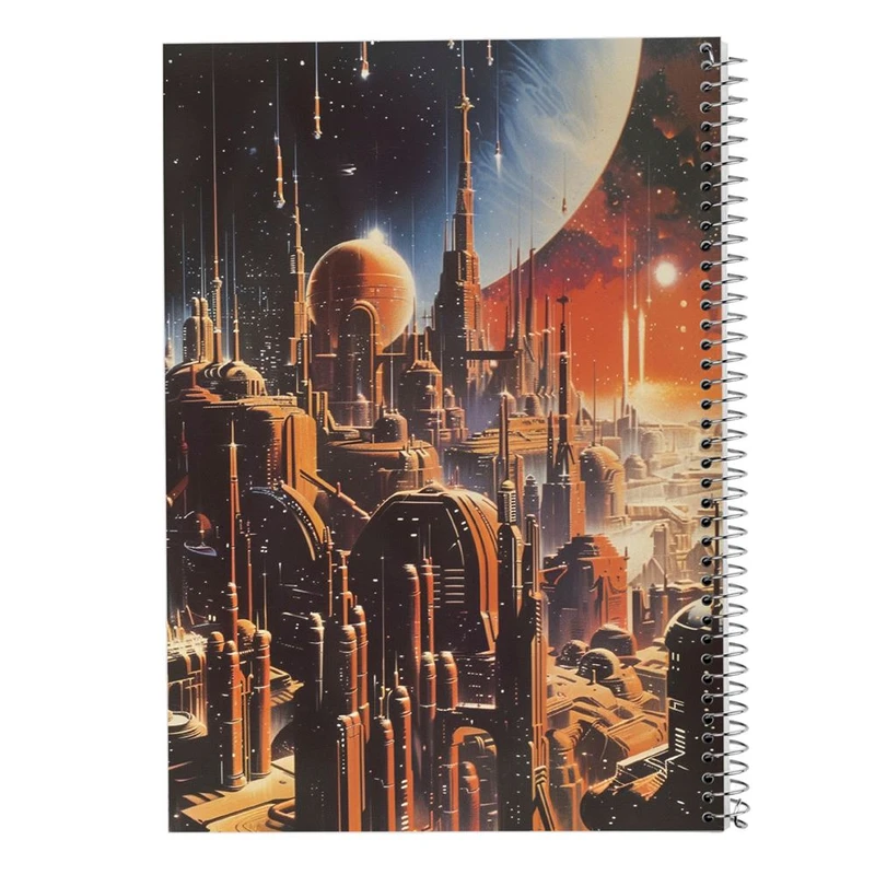 دفتر ژورنال نویسی 50 برگ مدوپد مدل نقطه ای طرح فضا کد DF15099