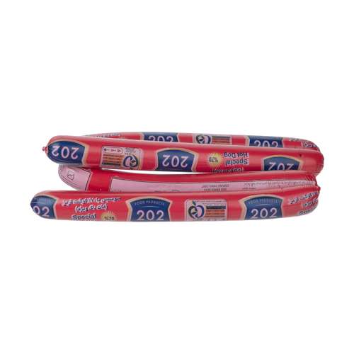 هات داگ ویژه 70 درصد گوشت قرمز 202 - 500 گرم