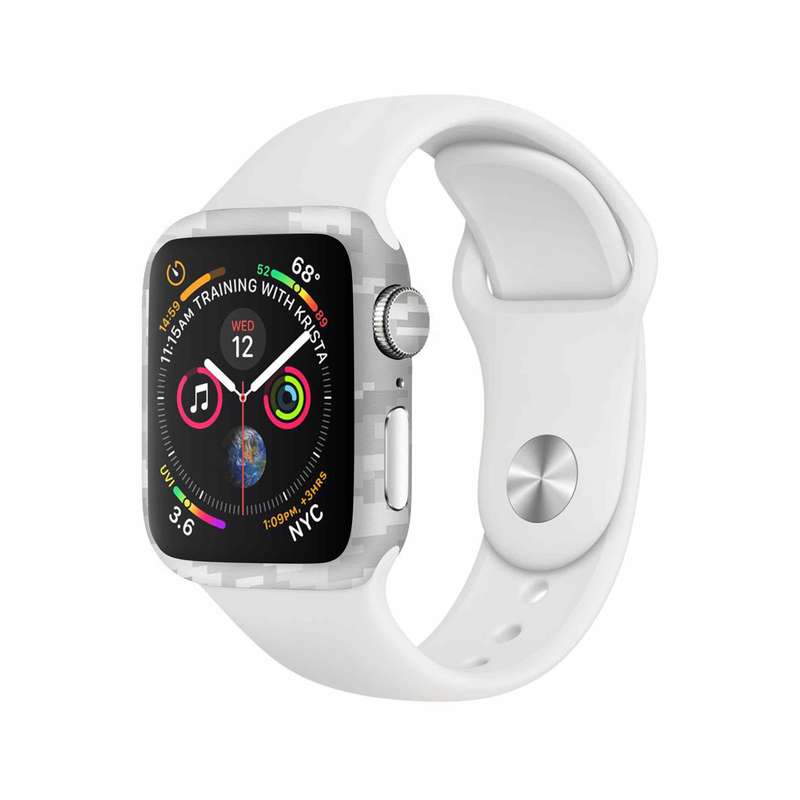 برچسب ماهوت طرح Army_Snow_Pixel مناسب برای اپل واچ Watch 4 40mm