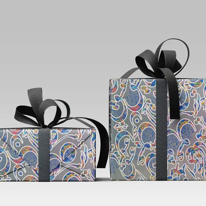 کاغذ کادو طرح عشق بسته 5 عددی