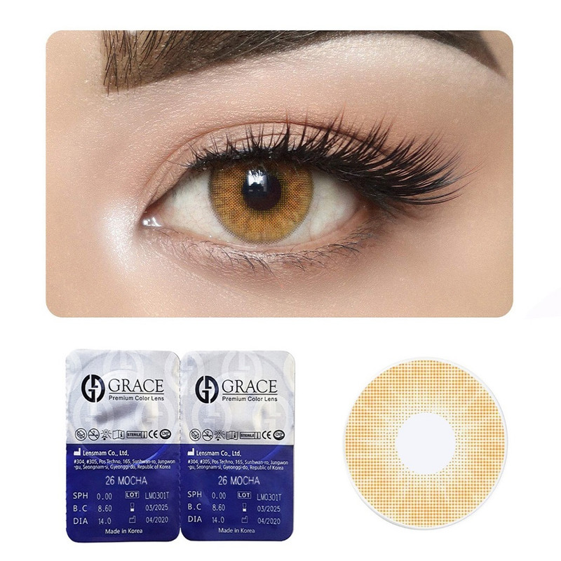 لنز چشم گریس شماره 26 رنگ موکا