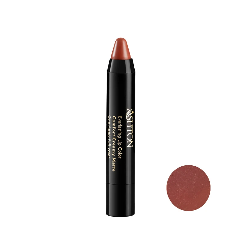 رژ لب مدادی اشتون مدل مات مخملی شماره CM10