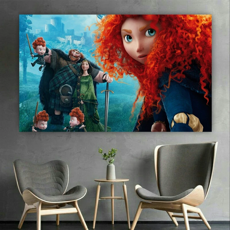  پوستر دیواری طرح دخترانه مدل ZB359