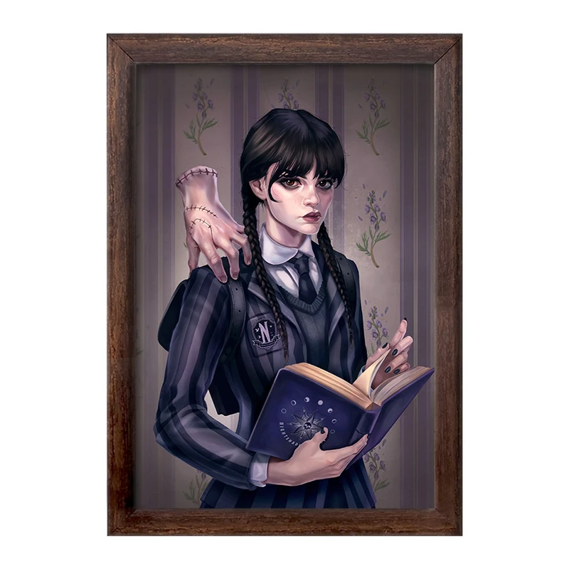 تابلو خندالو طرح ونزدی (Wednesday) کد F2465