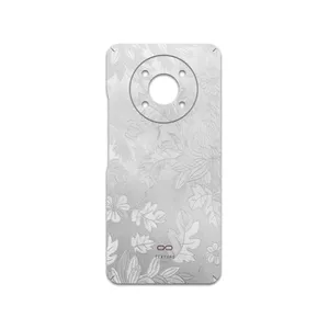 MAHOOT Silver-Wildflower Cover Sticker for Honor X9 5G